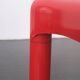 Red "Universale" chair by Joe Colombo / Kartell