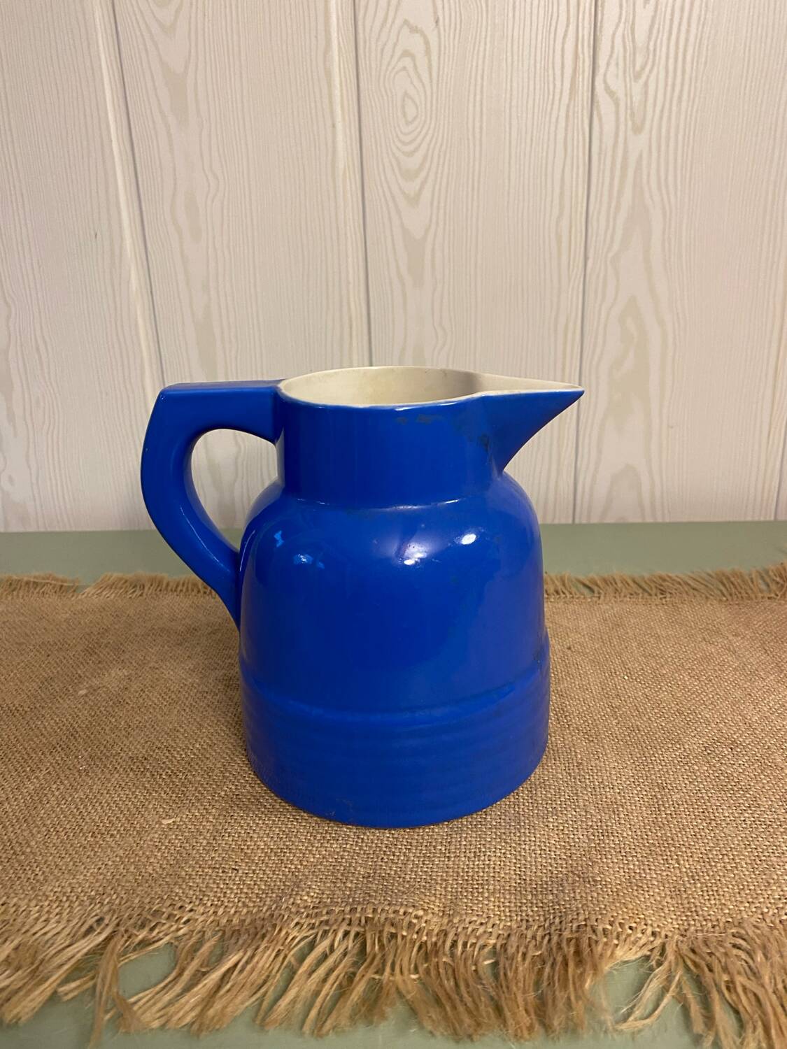 Blue carafe 50s
