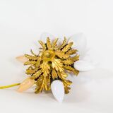 Recessed ceiling lamp with floral shape of Italian design 50s