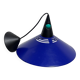 Postmodern blue metal pendant light Glossy