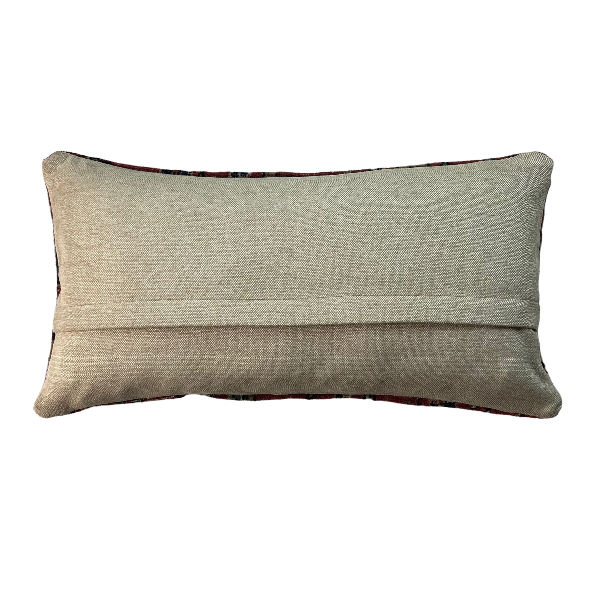 Vintage turkish handmade cushion cover, 30 x 60 cm