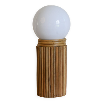 Lampe de table en roseau crayon moderne