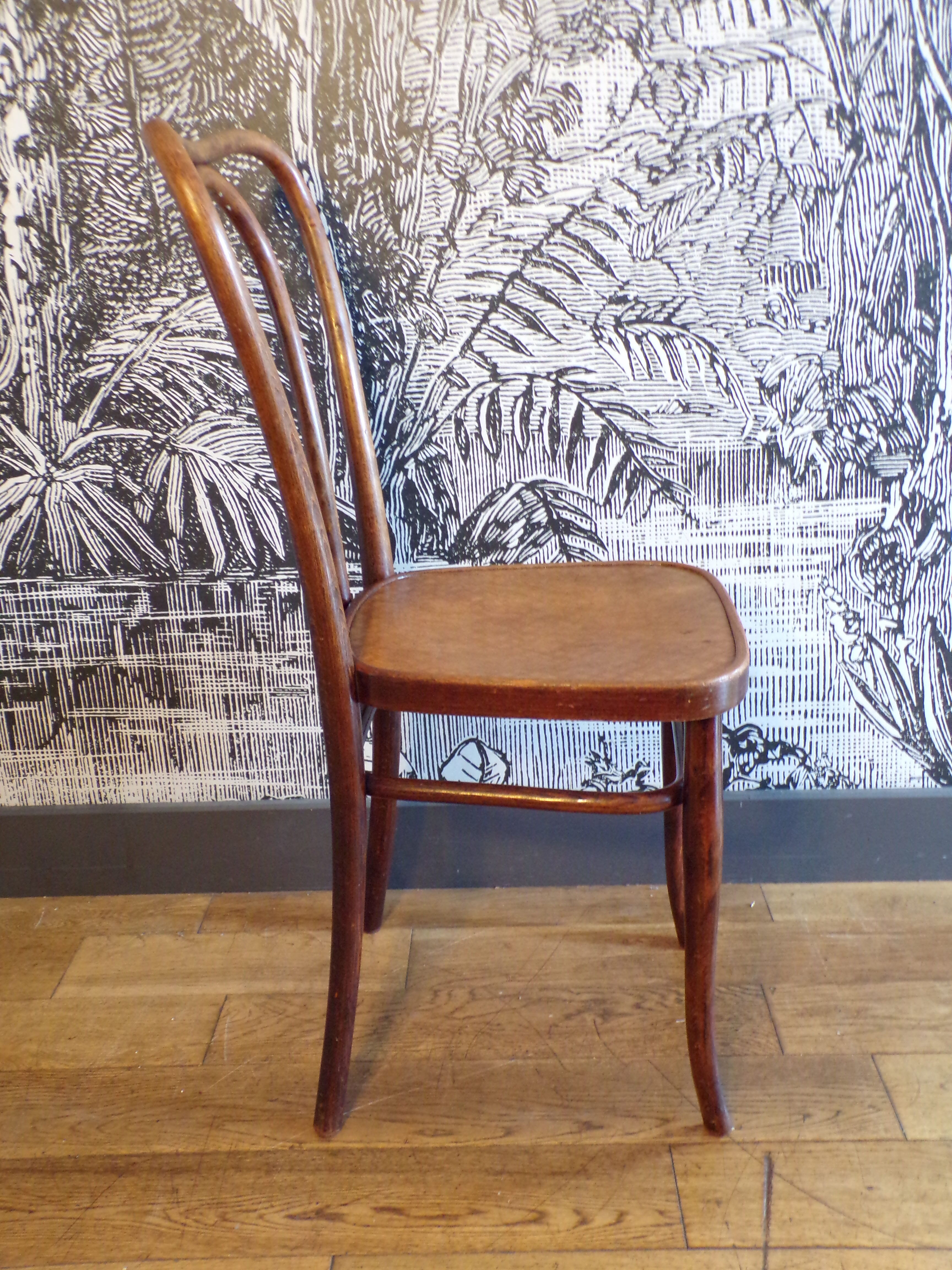 Bistro chair 1900 in curved wood