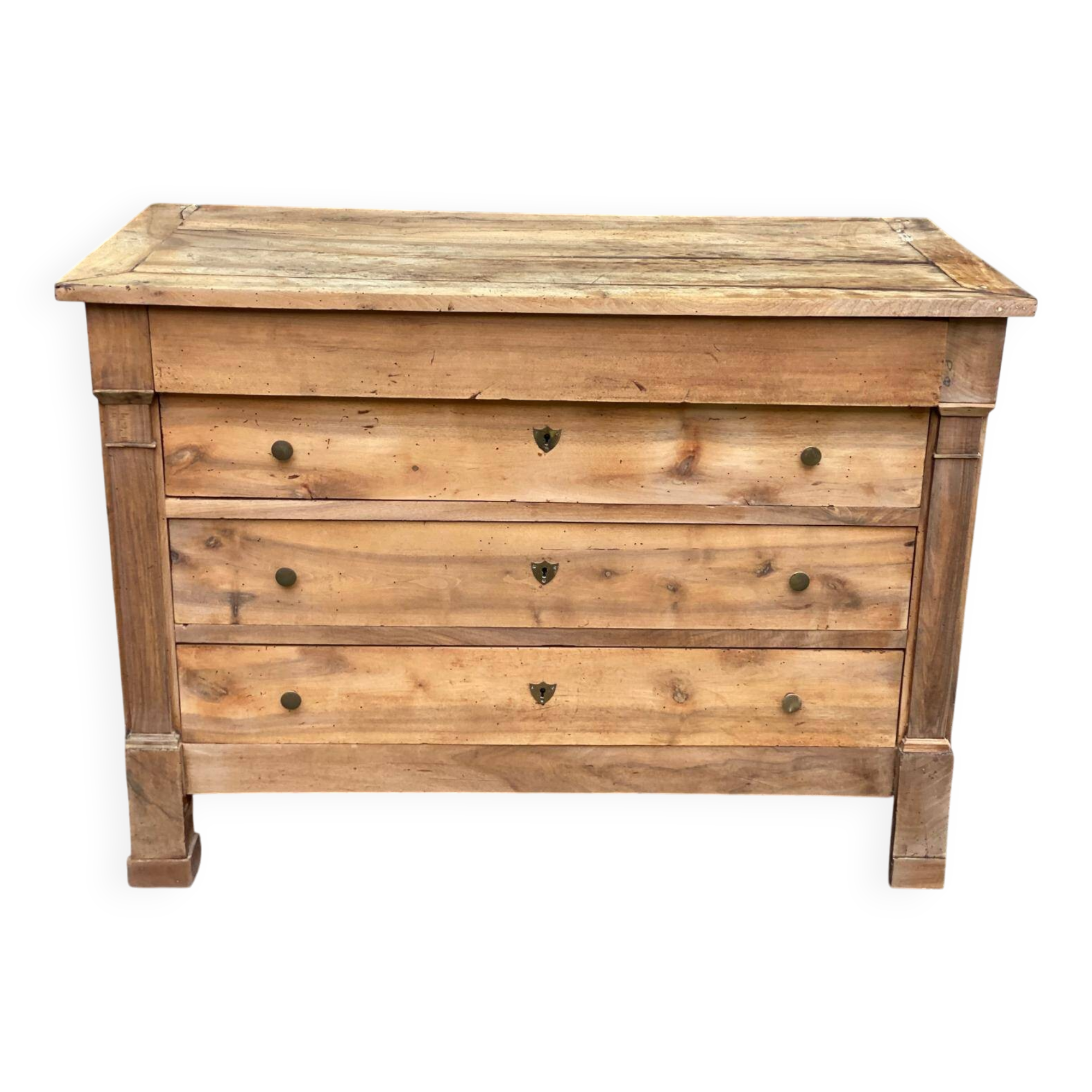 Commode vintage en bois massif Louis Philippe XVIIIème