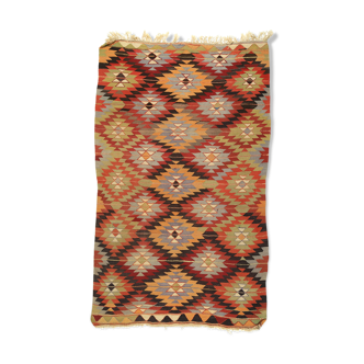 Anatolian handmade kilim rug 250 cm x 140 cm