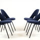 4 chairs "conference" by Eero Saarinen knoll international 1960's