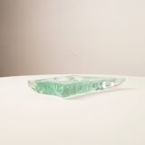 Solid crystal ashtray Fontana Arte Italy 1950s