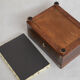 Victorian rosewood jewellery box with tray