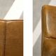 Canapé 3 places en cuir marron industriel vintage des années 1960, style mid-century modern