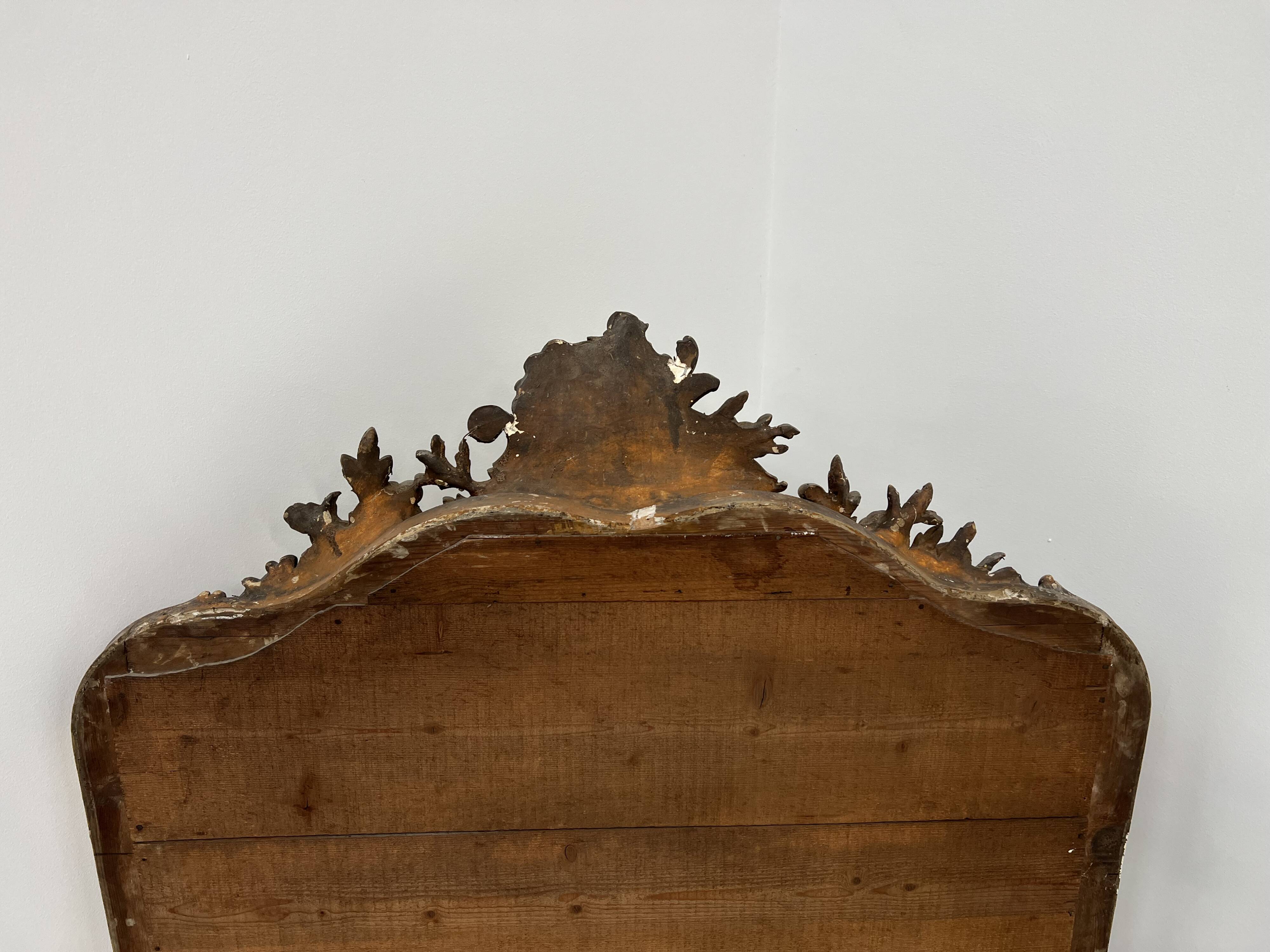 Large 19th century louis xv style mirror