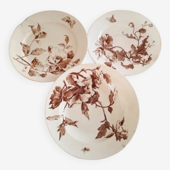 Set of gien summer plates