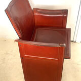 Desk or dining chair in cognac leather