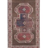 Vintage Turkish Oushak Rug Handwoven 91x160 cm