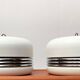 Vintage German pendant lamp model 5526 in Space Age style by Alfred Kalthoff for Staff Leuchten, 1970s, set of 2.