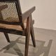 Pierre Jeanneret, original SI-28-B armchair in teak and caning, Mid-Century Modern