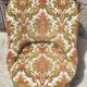 Toad armchair, velvet tapestry vintage patterns, 50s