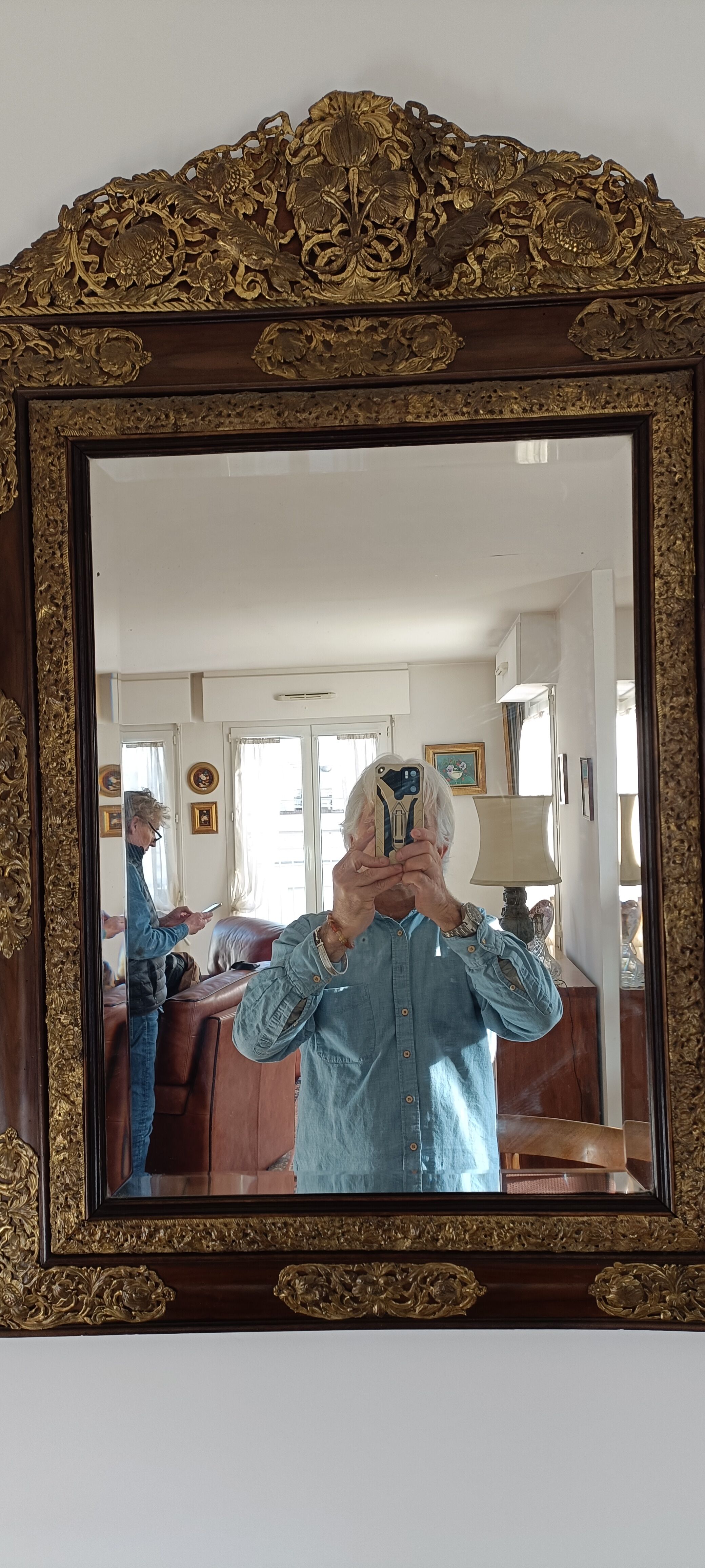 Napoleon III mirror, 19th