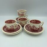 5 coffee cups and their Rusticana subcup