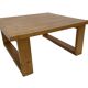 Vintage coffee table pinewood minimalist 1960s