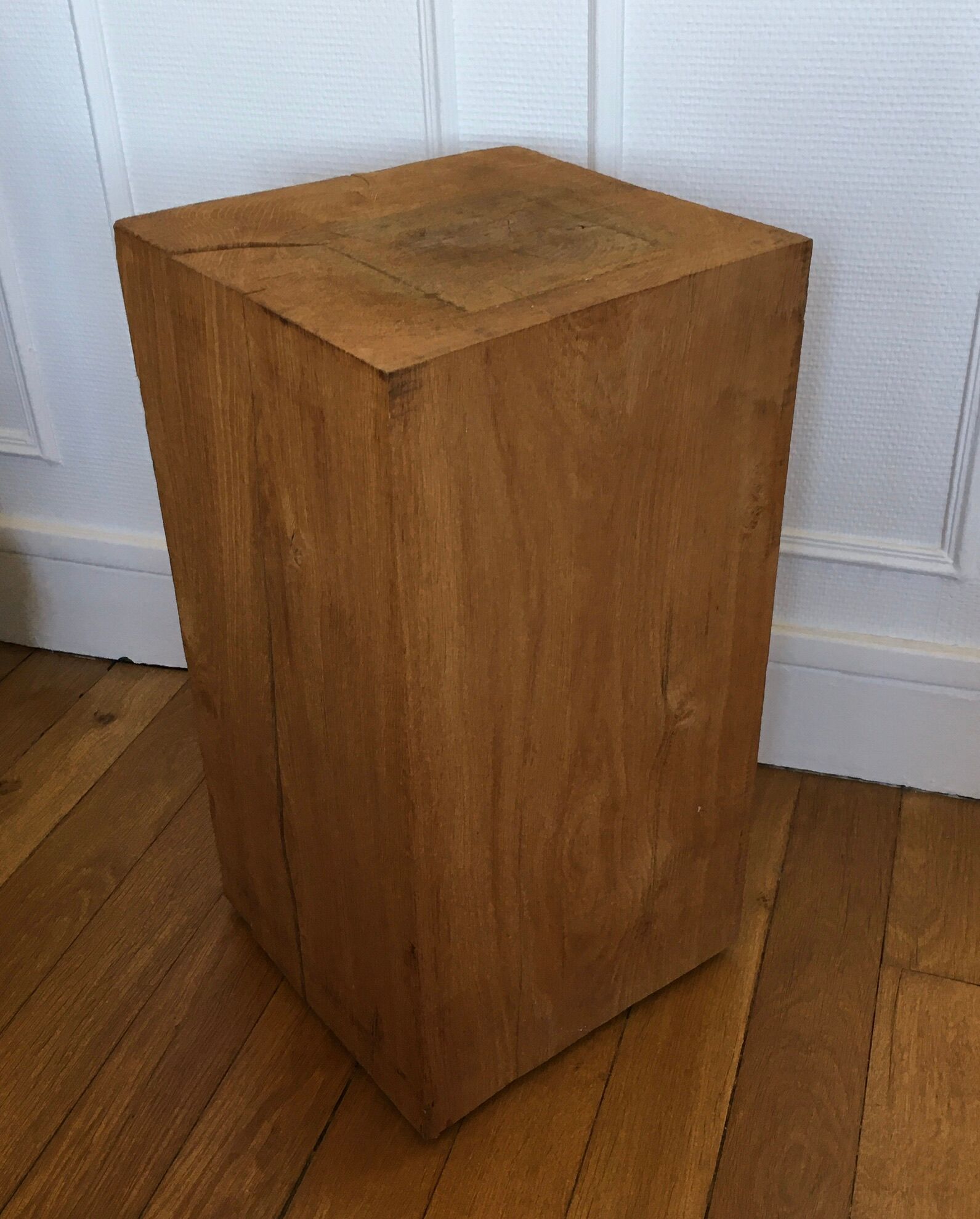 Merlin solid oak sofa end