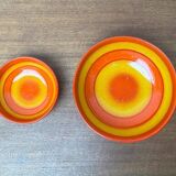 Set of 2 ceramic bowls by Baldelli, Italy.