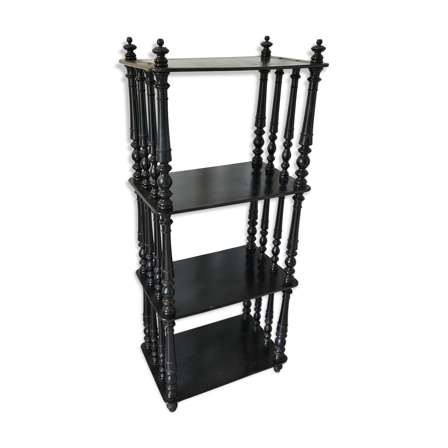 Etagère noir laqué style Napoléon