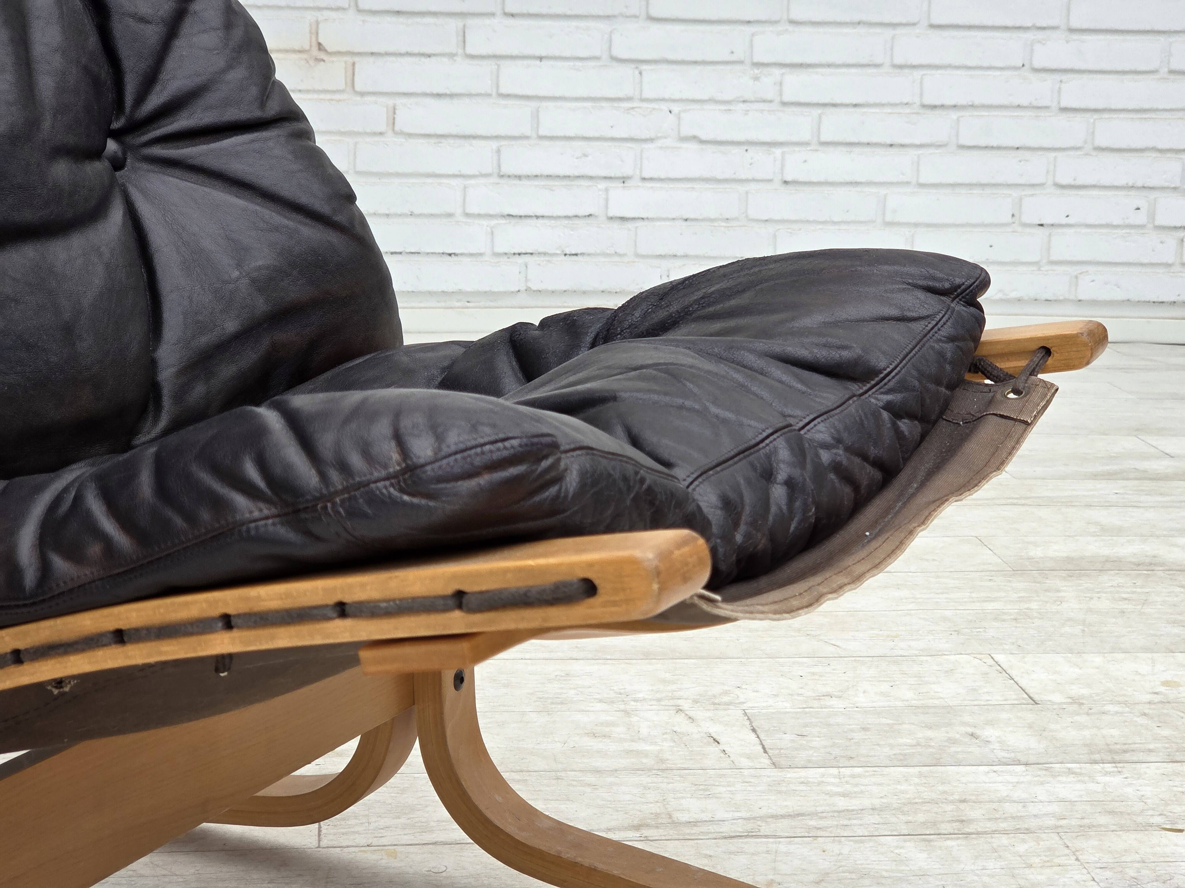 1970s, Norwegian design by Ingmar Relling, lounge chair model "Siesta".