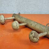 Antique faux bamboo coat rack wall rack