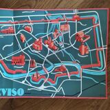Map of the city of Treviso / Italy