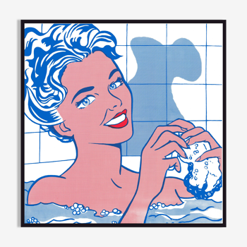 Roy lichtenstein woman in bath