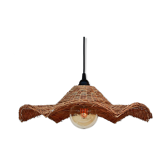 Rattan hanging lamp