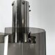 Veca, Italian vintage glass and chrome chandelier