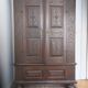Armoire de ferme en chêne sculpté antique, 1780