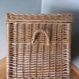 Wicker crate, very large basket