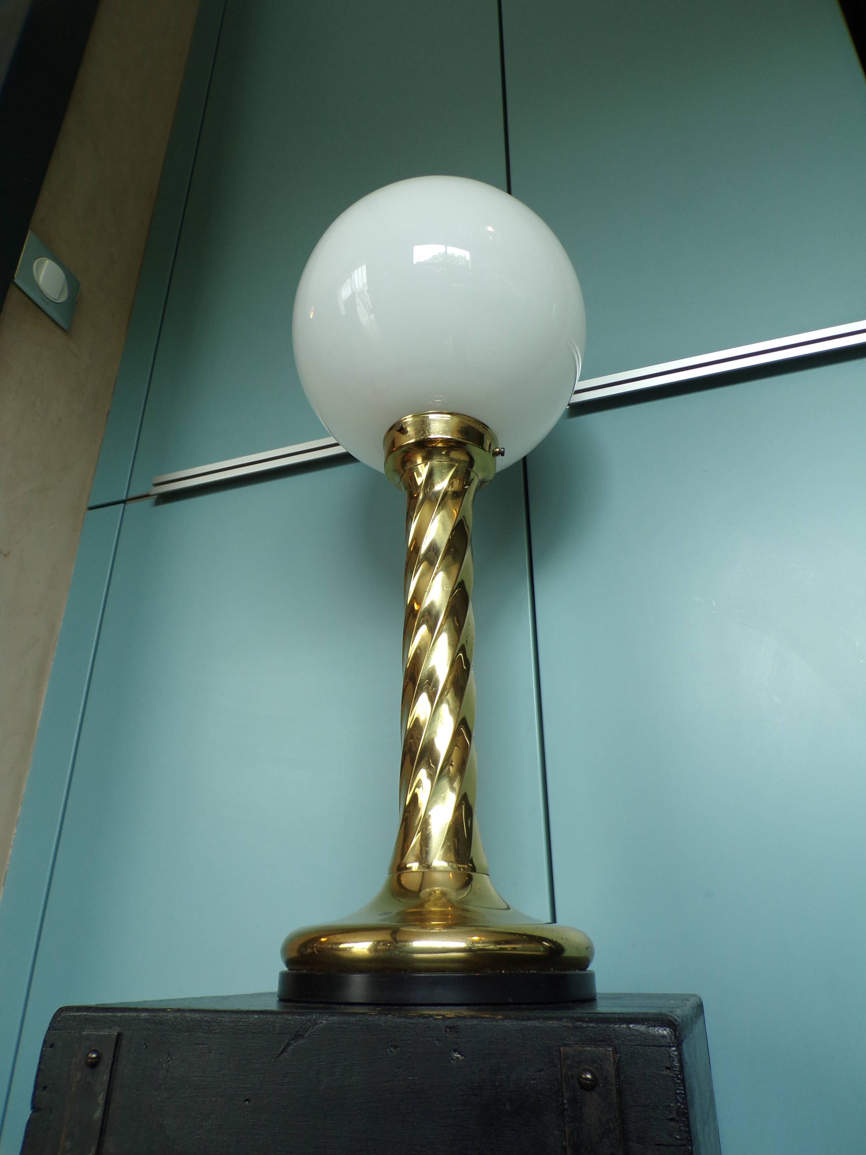 Hollywood regency lamp by Rogo Leuchten