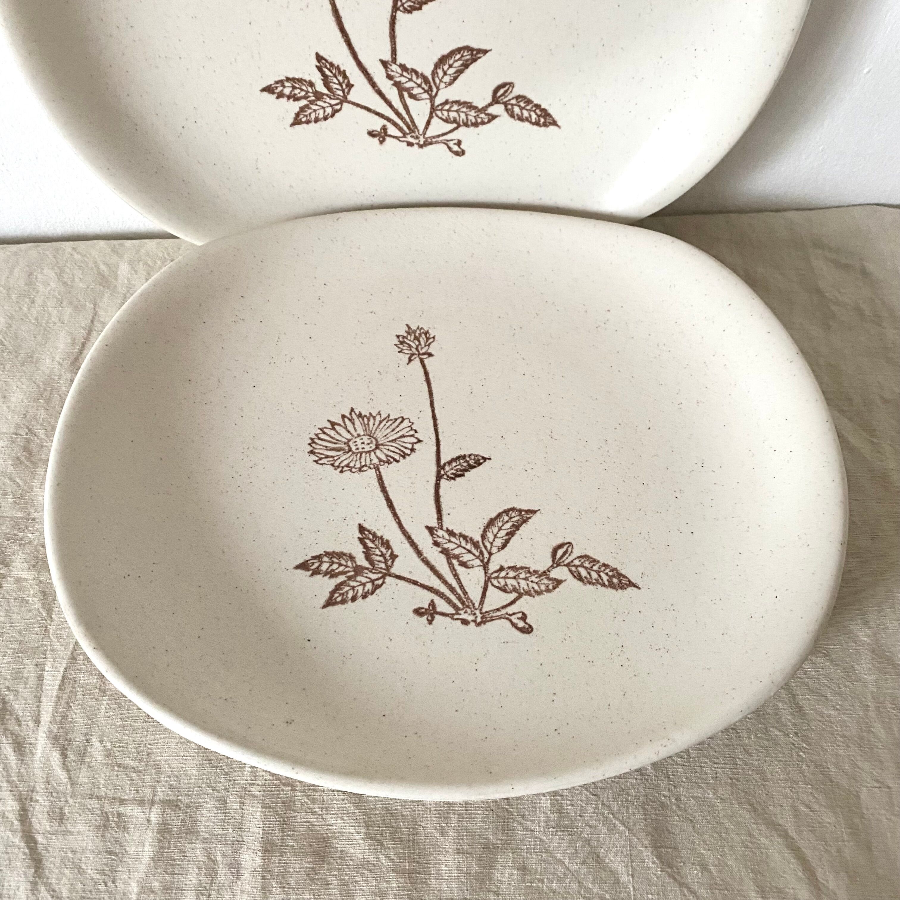 70s stoneware dishes