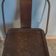 Vintage industrial iron chair from the 60s Italy