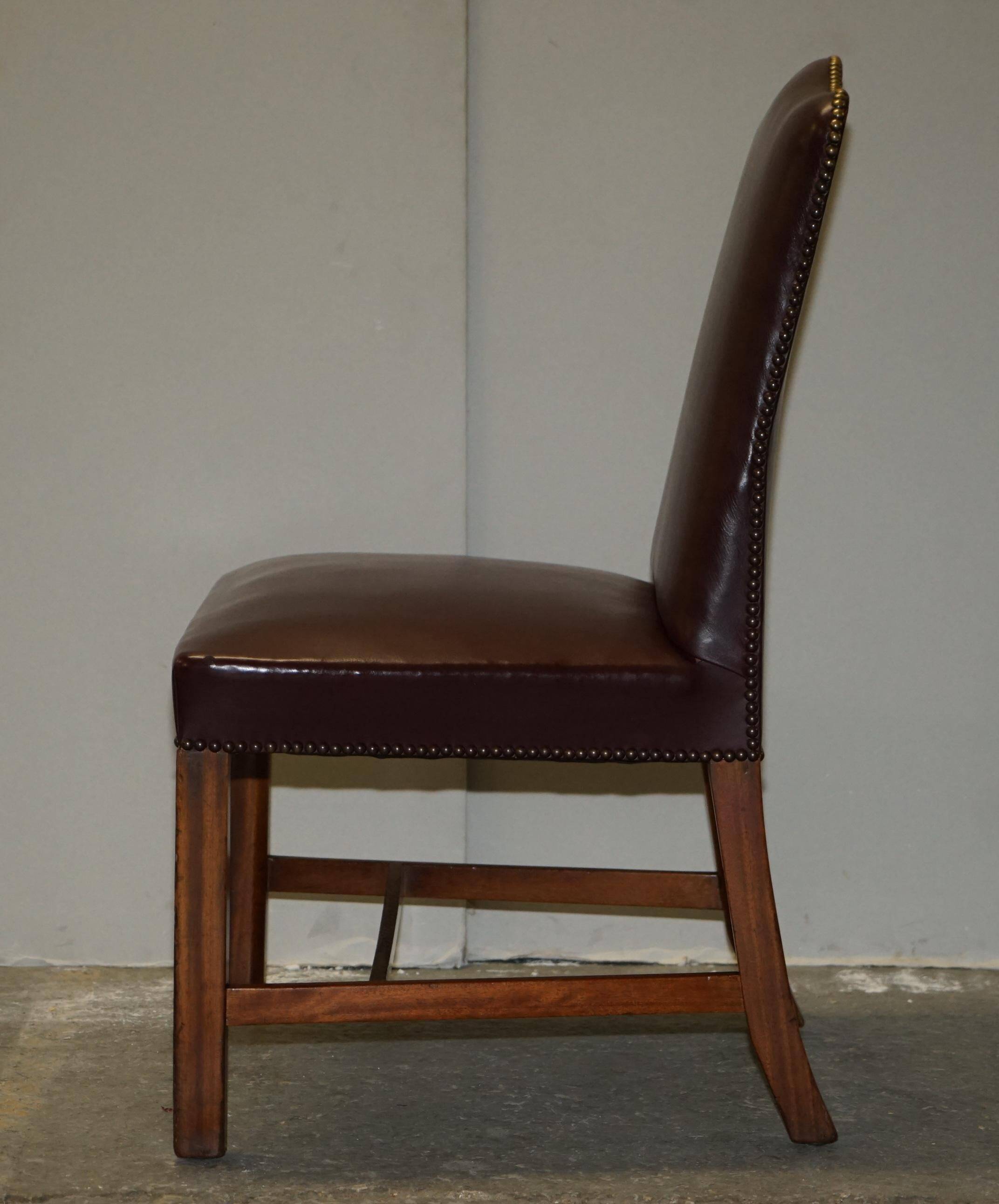 Pair of Spencer House leather office chairs