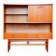Enfilade haute scandinave en teck, Années 60
