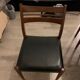Set of 6 chairs plus table Scandinavian vintage teak 60s