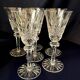 Suite de 6 verres a liqueur en verre taille art de la table
