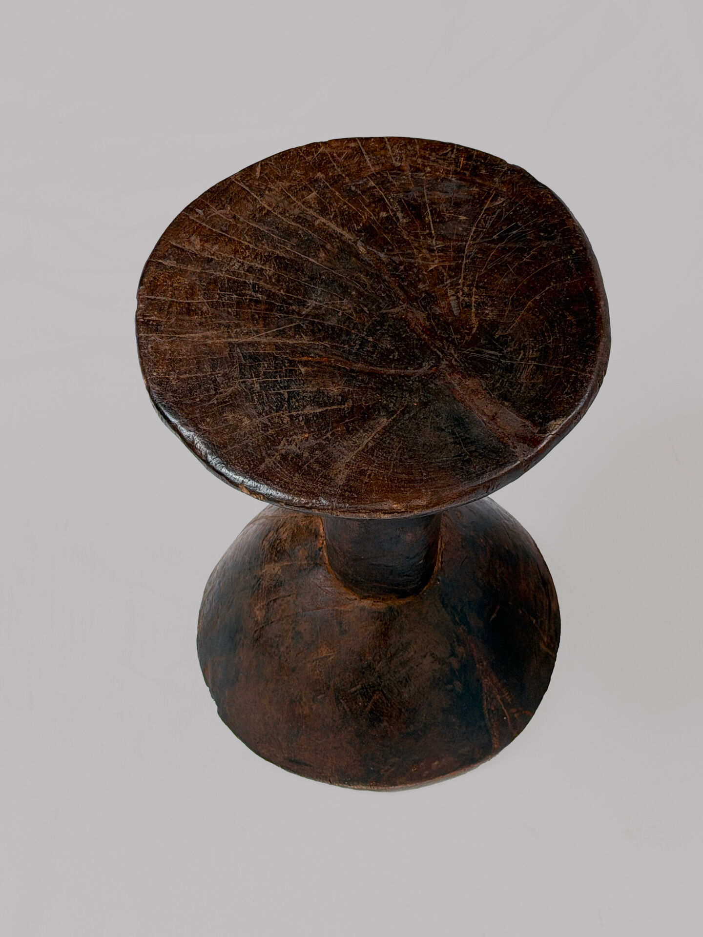 Senoufo stool in raw wood (Burkina Faso)