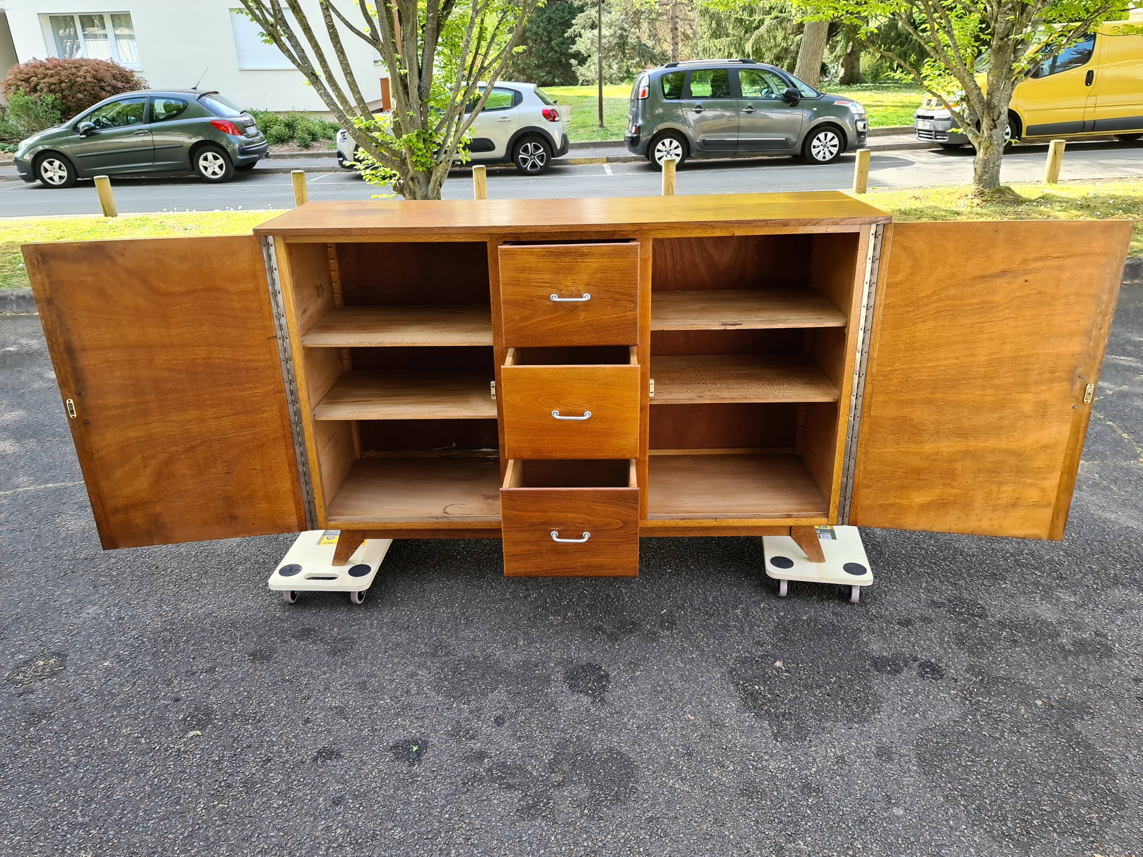 Buffet bahut vintage 1960 foot compass