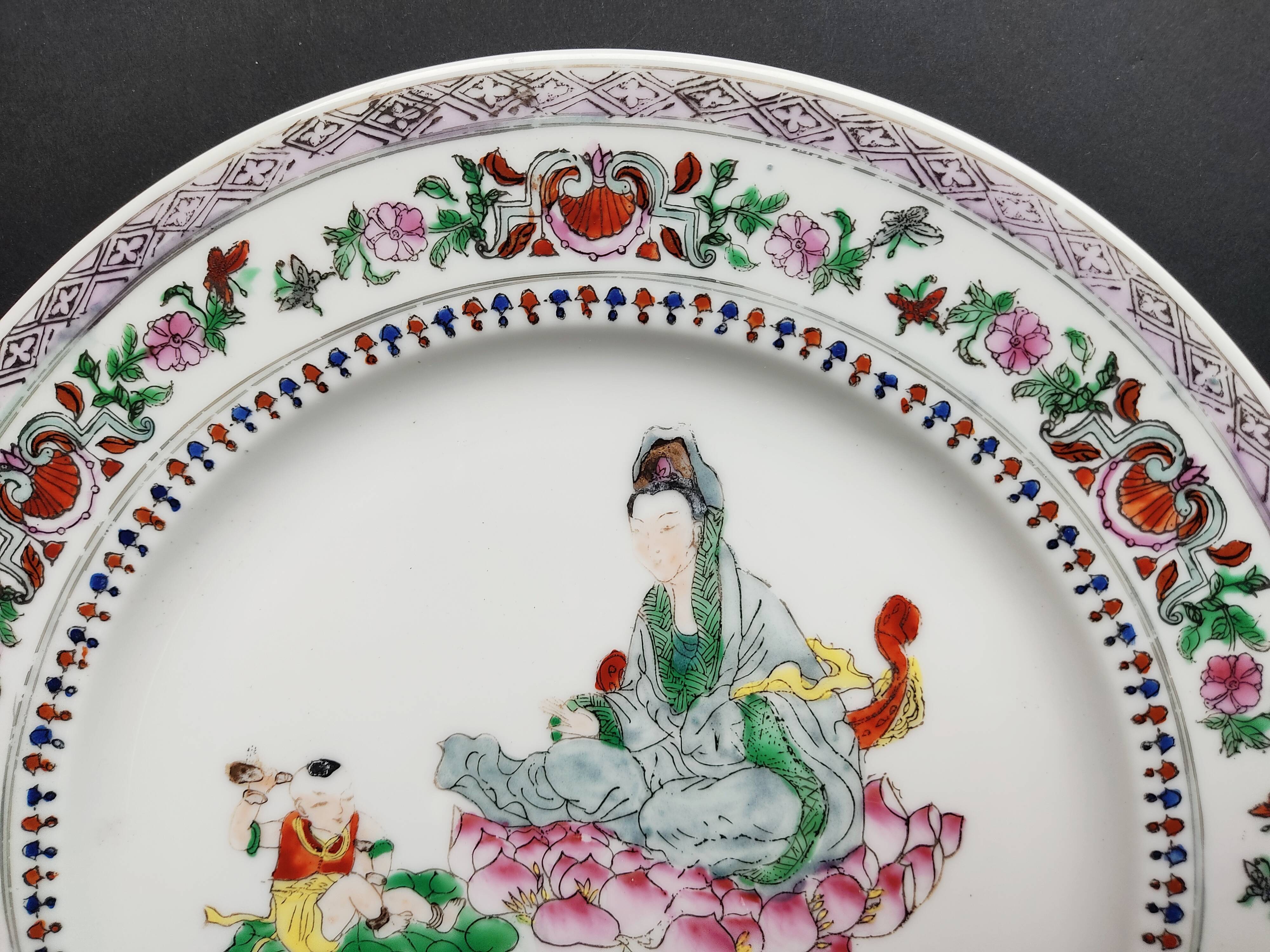 Pair plates China period Republic