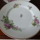 12 Plates pattern flowers in Limoges porcelain