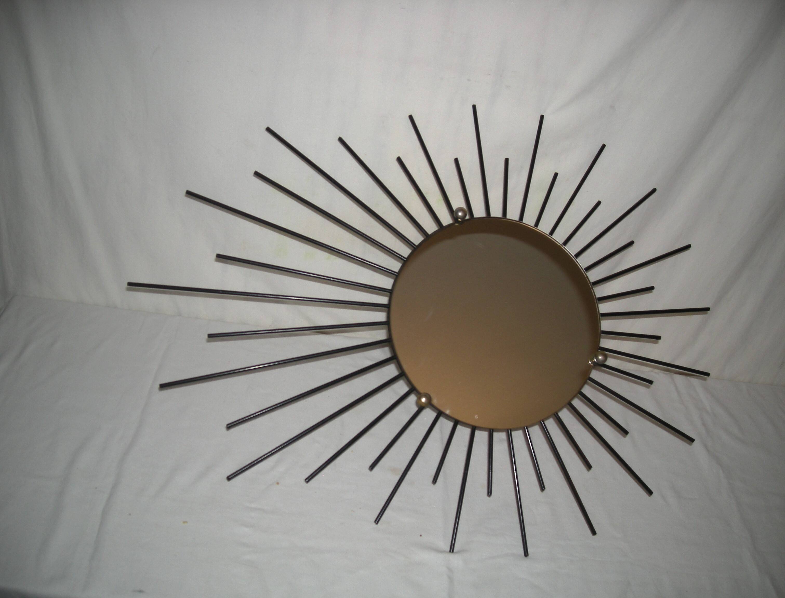 Off-centre sun mirror from the 1950s
