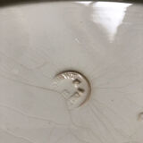 Flat oval iron earth bird and butterfly