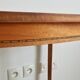 Marquetry side table from the mid-20th century.