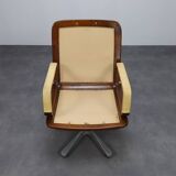 Office chair in leather by Eugen Schmidt, 1960s