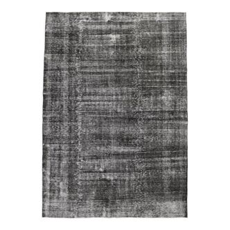 6x9 wool handmade distressed turkish rug 200x288cm